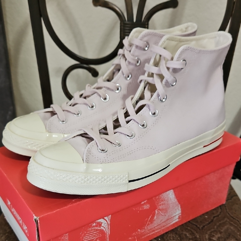 Converse Purple High-Top Sneakers Classic Canvas